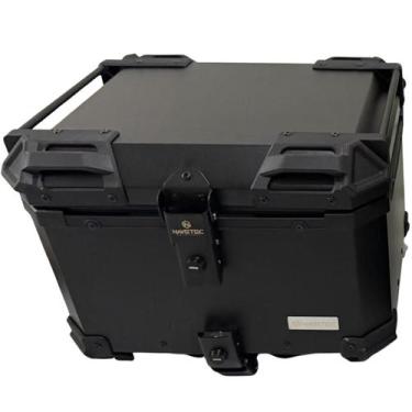 Imagem de Bau Moto Bauleto Universal 45 Litros Com Base Traseiro - Navetec, Todo