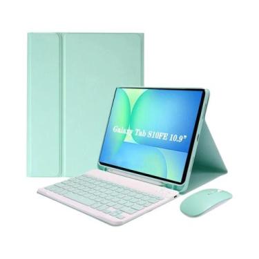 Imagem de Capa Com Teclado Para Samsung Galaxy Tab S10 FE 10.9 Polegadas SM-X520