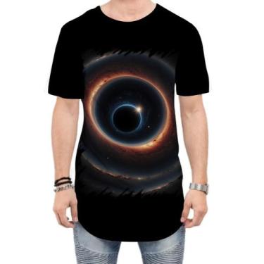 Imagem de Camiseta Longline Buraco Negro Gravidade Espaço 14 - Kasubeck Store®, 
