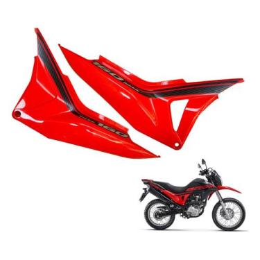 Imagem de Tampa Lateral Nxr Bros 160 modelo 2016 Até 2021 Lado Filtro e Bateria 