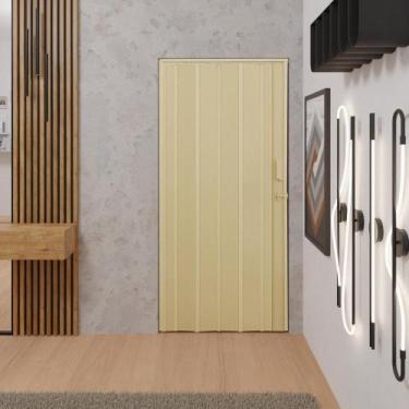 Imagem de Porta Sanfonada de PVC 125x210cm Bariri - TK Cor:Bege - Bariri PVC, Be