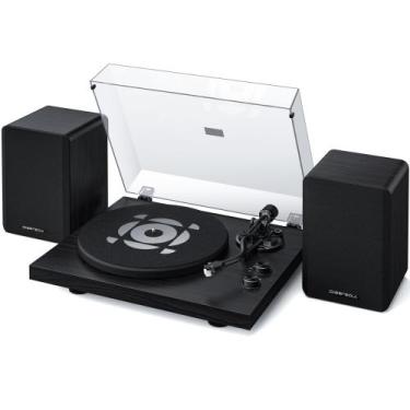 Imagem de Toca-discos Qlearsoul SoulBox S1 para vinil 33/45 RPM