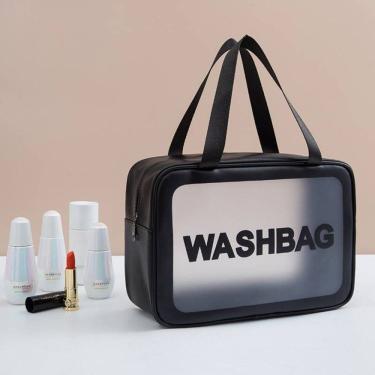 Imagem de Necessaire Organizadora Top Rio Comercial Feminina com Alça em Poliéster 20X10X30CM Rosa para Uso Diário