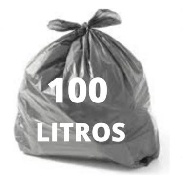 Imagem de Saco para Lixo Reciclável 100 Litros para Descarte em Lixeiras em Polietileno Espessura...