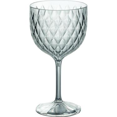 Imagem de Taça para Gin Glamour 540ML para Drinks Elaborados em Plástico Resistente e Leve para Receber Amigos Transparente