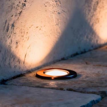 Imagem de Kit 10 Luminaria de Chão Led Embutir 10w 3000k Branco Quente IP65 Bivo