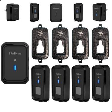 Imagem de Campainha Intelbras CIB 101S Kit 4 Entradas Com Proteção Antivandalism