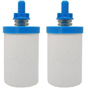Imagem de Kit 2 Velas P/ Filtro de Barro Tripla Ação Carvão e Prata - Mineral Fi