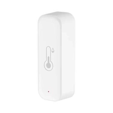 Imagem de Termômetro E Higrômetro Inteligente WiFi Zigbee 3.0 Com Alarme Remoto,