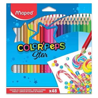 Imagem de Lápis de Cor Color Peps Star 48 Cores MAPED