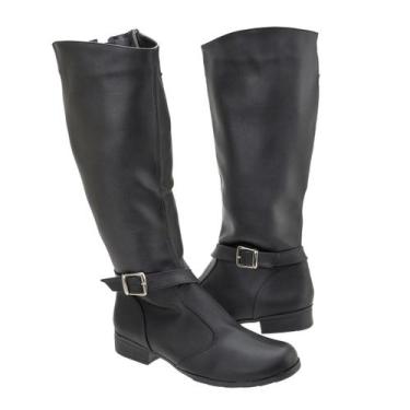 Imagem de Bota cano alto Aléxia Fernanda Ref. DE 14 - Alxia Fernanda, Preto, 41