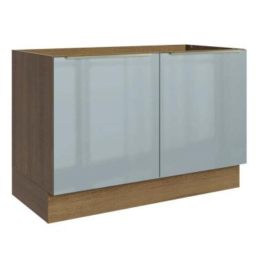 Imagem de Balcão Gabinete de Pia 120 cm 2 Portas (Sem Tampo) Lux Madesa