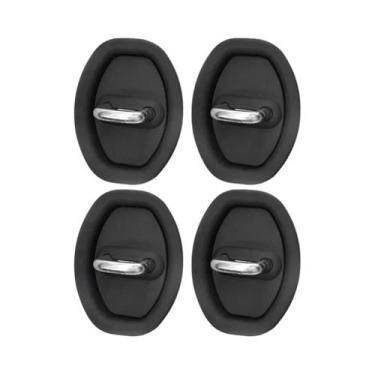 Imagem de Kit De Amortecedores De Silicone Para Fechaduras De Porta De Carro, 4 