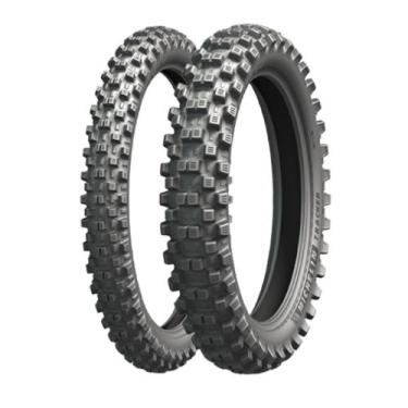 Imagem de Par Pneu Michelin TRACKER 80/100-21 + 100/100-18 Cross Enduro