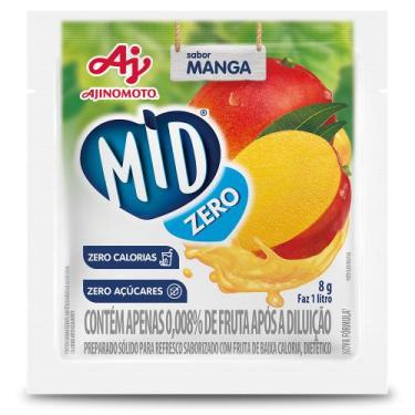 Imagem de Refresco Em Pó Mid Zero Sabor Manga 8G - MID ZERO ®
