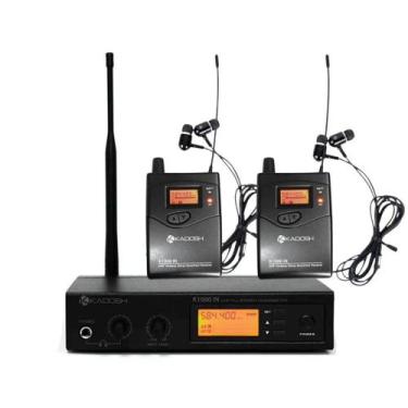 Imagem de Sistema de Monitoramento Kadosh K-1000 In Ear UHF Duo - K1000DUO