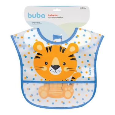 Imagem de Babador Com Bolso Pega Migalhas Buba Tigre 