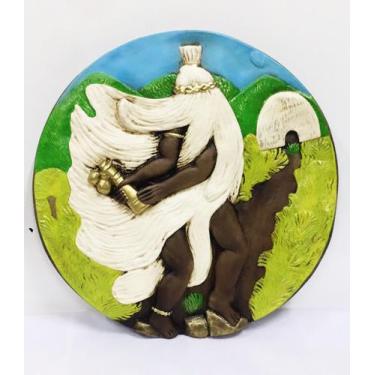 Imagem de Mandala orixá omulu/obaluaê 35 cm - CASA FÉ