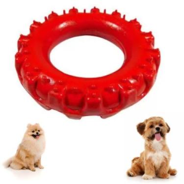Imagem de Mordedor Para Cachorros Cães Brinquedo Pet Interativo Pneu M - Durapet
