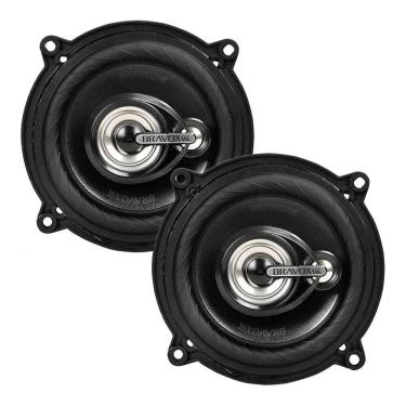 Imagem de Par De Alto Falantes Bravox 5 Pol Triaxial Tr55u - 100w Rms