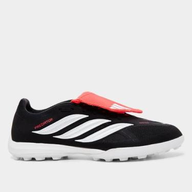 Imagem de Chuteira Society Adidas Predator League Língua Dobrável Unissex, Chumb