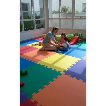 Imagem de 2x 8 Tapetes EVA 50x50x1cm Coloridos Seguros e Divertidos - Congratula