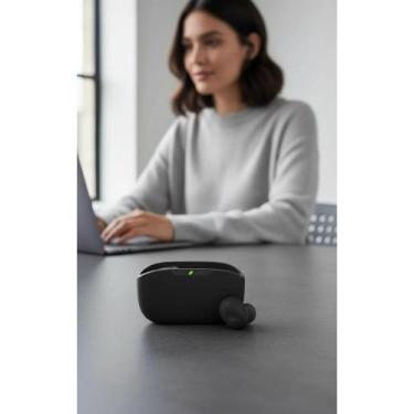 Imagem de 2x Fones Sem Fio TWS Wave Buds 2 Preto - Som Imersivo - Congratulation