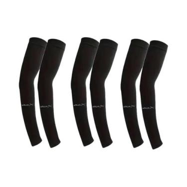 Imagem de Mangas De Proteção UV Respiráveis, 3 Pares, Para Esportes, Direção E A