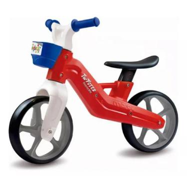 Imagem de Bicicleta equilibrio balance bike vermelho rodas emborrachadas - maral