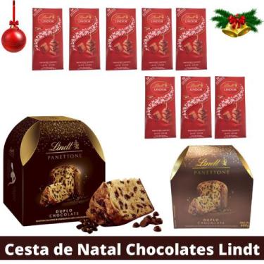 Imagem de Cesta De Natal Chocolates Nobres Importados Lindt