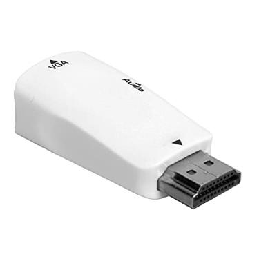 Imagem de Conversor VGA, Adaptador VGA de Conversão de Vídeo 1080P Resolução para DVD para PC para Laptop(Branco)