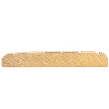 Imagem de Musiclily Basic Pestana Nut de Latão para Guitarra 6 Corda Stratocaster Telecaster 42x3,5x6mm