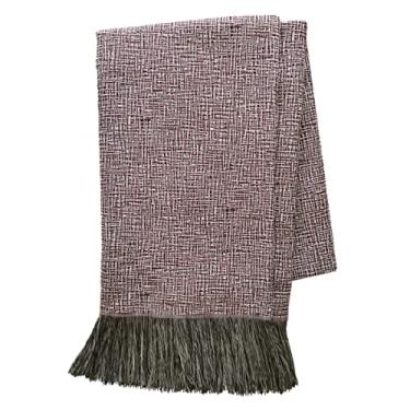 Imagem de Manta Xale Sofá Jacquard 1,40x2,10m (FLC - Vermelho)