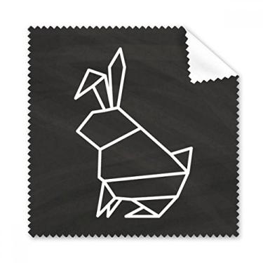 Imagem de Pano de limpeza geométrico de coelhos de origami abstrato, 5 peças
