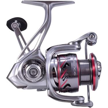 Imagem de Cadence Carretel giratório de alumínio CS7 - 10 rolamentos, arrasto máximo de 13 kg, proporção de engrenagem de 6,2:1 para água salgada ou água doce