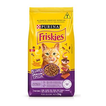 Imagem de Purina Friskies Ração Gatos Adultos Friskies Megamix 3Kg