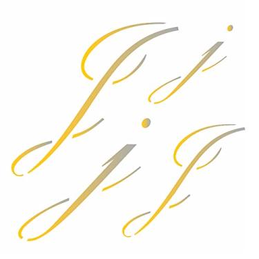 Imagem de Stencil de Acetato para Pintura OPA 14 x 14 cm – 1805 – Manuscrito J