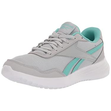 Imagem de Reebok Tênis de corrida feminino Energen Lite, Cinza puro/azul-petróleo semi clássico/branco, 6