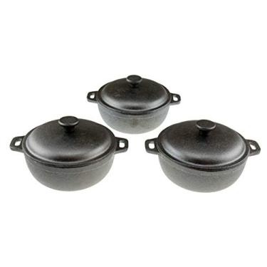 Imagem de Reliant Outdoor | Pacote com 3 mini fornos holandeses de ferro fundido pacote com 3