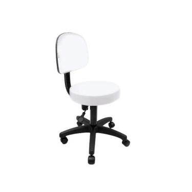 Imagem de Cadeira Mocho Nice Estética Branco