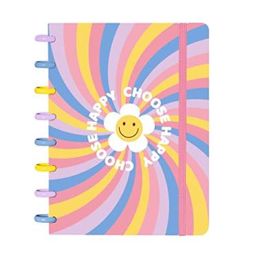 Imagem de Caderno De Disco IsCool Inteligente A5 Retro Choose Happy