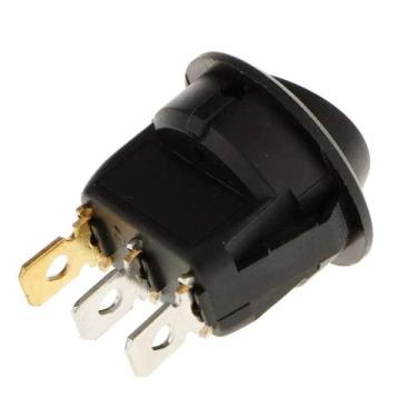 Imagem de KJWPYNF Interruptor de painel redondo de 3 pinos, interruptor de estacionamento, sensor de ré, sensor dianteiro traseiro, acessórios de carro