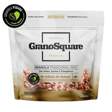 Imagem de Granola Vegana Premium Sem Açúcar Granosquare 200G