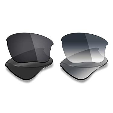 Imagem de 2 pares de lentes polarizadas de substituição da Mryok para óculos de sol Oakley Flak Jacket XLJ – Opções