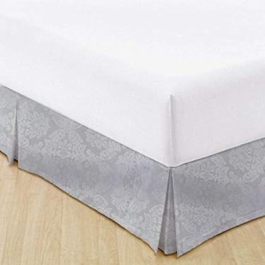 Imagem de Saia Para Cama Box Casal Jacquard Admirare