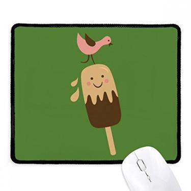 Imagem de Mousepad Bird Smile Face Chocolate Sweet Ice Cream Tapete de borracha para jogos