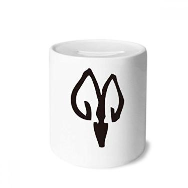 Imagem de DIYthinker Bones Inscritions Caixa para dinheiro de ovelhas do zodíaco chinês Presente de cofrinho