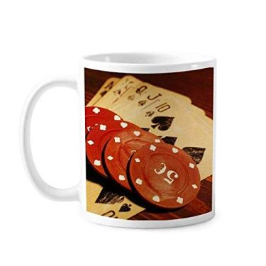 Imagem de Caneca vermelha para jogos de foto Art Deco presente moderna cerâmica café porcelana copo talheres