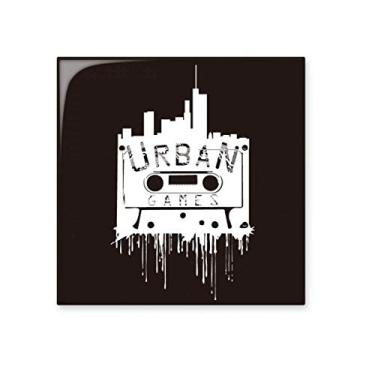 Imagem de Decalque brilhante de azulejo de cerâmica grafite com desenho de marco de rua