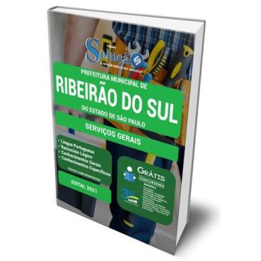 Imagem de Apostila Ribeirão Do Sul - Sp 2021 - Serviços Gerais - Editora Solução